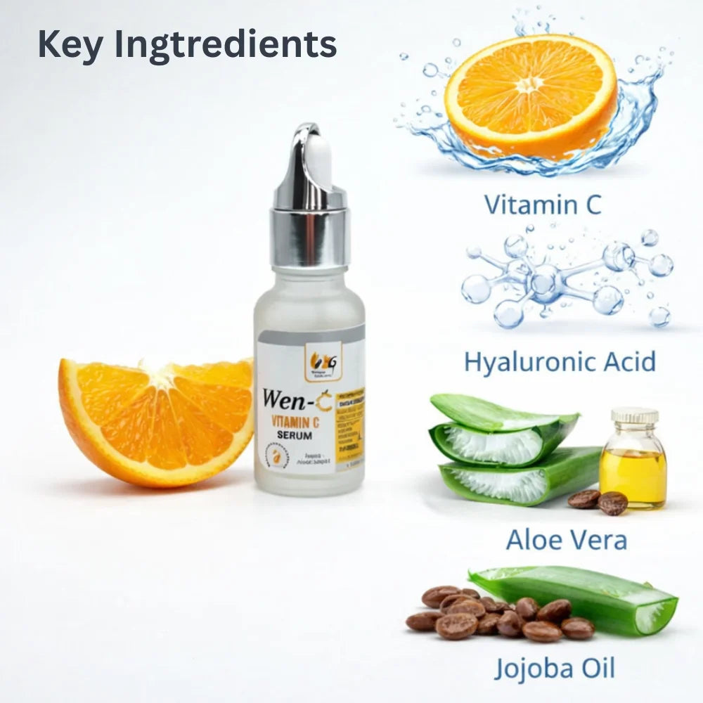 Wen-C Advanced Brightening Vitamin C Serum | Get Radiant & Youthful Glow